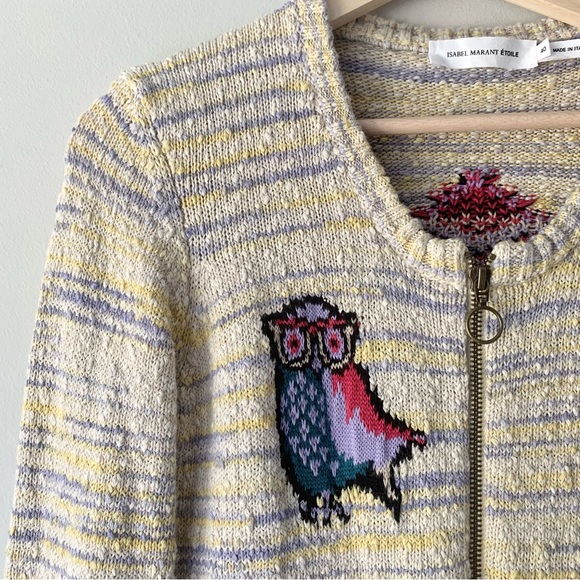 Isabel Marant Etoile Zip Up Sweater - Picture 2 of 7